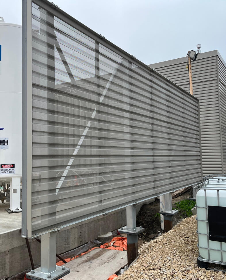 Protective Screen Wall